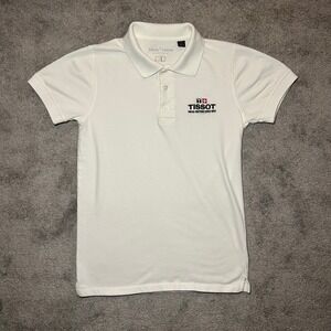 Tissot Polo Shirt Men Small White Embroidered Swiss Watches Logo Old Money